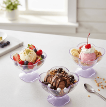 MODERN STYLE DESSERT & ICE CREAM BOWL PLASTIC 6PCS FOR HOME ,OFFICE,PARTY - justgrabit.in | Just Grab It