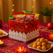 Ruby Dry fruit Storage Container - Attractive Design Box for Home & Kitchen - justgrabit.in | Just Grab It