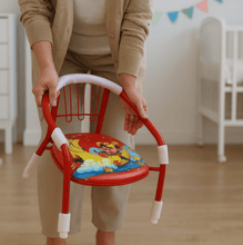 Multicolor Cartoon Design Baby Chair with Metal Kids Chair with Foam Arm Support for Kids 4 Pcs - justgrabit.in | Just Grab It