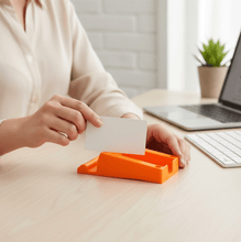 Plastic Business Card & Mobile Holder (1 Pc) - justgrabit.in | Just Grab It
