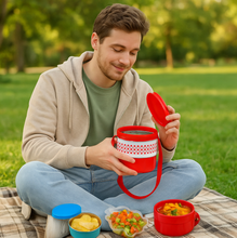 2 Layer Insulated Lunch Box Tiffin - justgrabit.in | Just Grab It