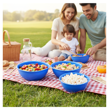 BPA Free Plastic Bowl Set for Cereal Salad Rice Soup Pasta Snack 3 Pc - justgrabit.in | Just Grab It