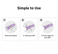 Mini LED Flashlight Keychain Torch (Mix Color & 1 Pc) - justgrabit.in | Just Grab It