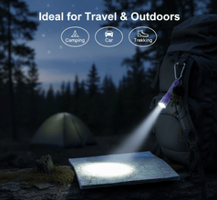 Mini LED Flashlight Keychain Torch (Mix Color & 1 Pc) - justgrabit.in | Just Grab It