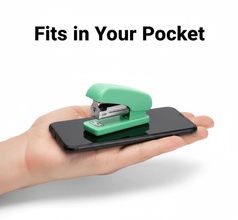Mini Stapler with 1 Strip of Staples (1 Set) - justgrabit.in | Just Grab It