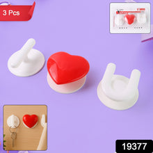 Adhesive Wall Hook Set For KItchen, Bathroom & Home (3pc) - justgrabit.in | Just Grab It