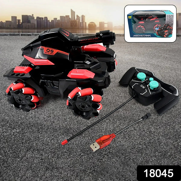 New Remote Control Vehicle 4wd Off Road Climbing Vehicle Water Bomb Armored Tank Battle Launcher Boys' Children's Toy Car (1 pc / With Remote) - Justgrabit Inc.