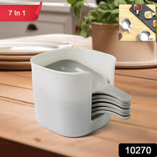 7 in 1 Side Dish Dip Bowl Set with Handle Mini Dipping Bowls (7 Pcs Set) - justgrabit.in | Just Grab It