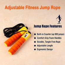 Adjustable Fitness Jump Rope (1 Pc) - justgrabit.in | Just Grab It