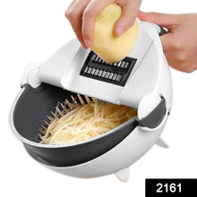 10 in 1 Multifunctional Vegetable Fruits Cutter / Slicer Shredder with Rotating Drain Basket - Justgrabit Inc.