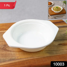 Premium Plastic Serving & Mixing Bowl with Easy - Grip Side Tabs (1 Pc) - justgrabit.in | Just Grab It