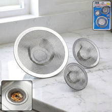 Stainless Steel Sink Drain Strainer Set (3 Pc) - justgrabit.in | Just Grab It