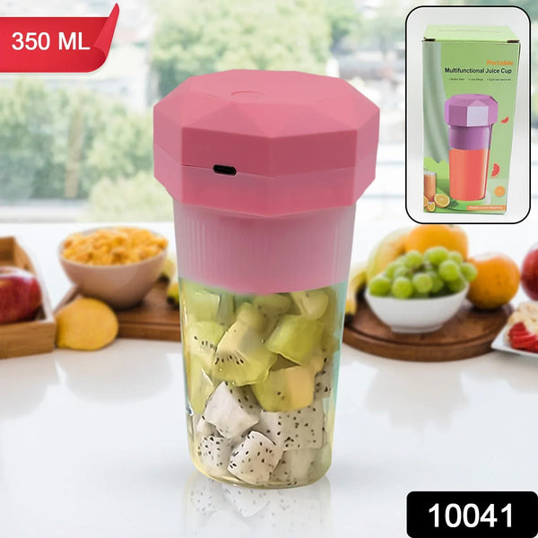 Portable Multifunctional Electric Juicer Cup, USB Juice Maker 6 blade (350 ML) - Justgrabit Inc.