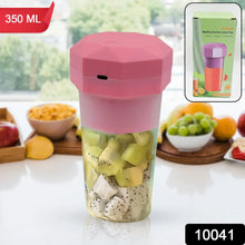 Portable Multifunctional Electric Juicer Cup, USB Juice Maker 6 blade (350 ML) - Justgrabit Inc.