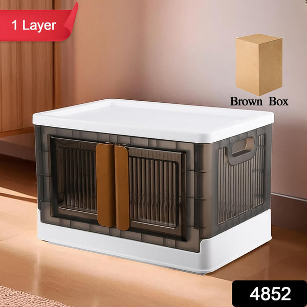 Plastic Folding Wardrobe Storage Organizer (1 Layer / 1 Pc) - justgrabit.in | Just Grab It