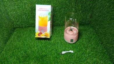 Portable Blender, Mini Handheld Blender with 4 Blades, Mixer for Fruit Shakes - justgrabit.in | Just Grab It