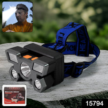 5 LED Headlamp USB Rechargeable Head Light (1 Pc) - justgrabit.in | Just Grab It