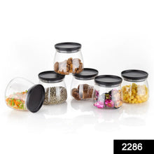 Matka Shaped Jar with Air Tight & Leak Proof Lid (Multicolour) (Set of 6) (900Ml) - Justgrabit Inc.