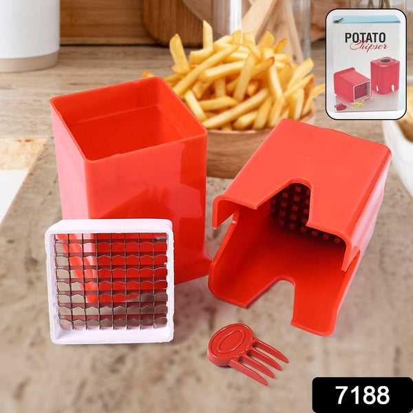 French Fries Potato Chips Strip Cutting Cutter Machine (1 Pc) - justgrabit.in | Just Grab It