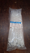 3.2x200 MM Nylon Self Locking Cable Ties, Heavy Duty Strong Zip Wire Tie. Pack of 100 - Black. - Justgrabit Inc.