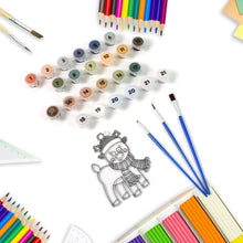 Paint by Number Kits 2 Set 21 Number Color, 6 paint brushes (2 Set) - justgrabit.in | Just Grab It