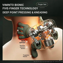 Long Rechargeable Kneading Neck & Shoulder Massager - justgrabit.in | Just Grab It