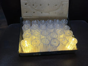 24 Pc Flameless and Smokeless Decorative Melting Candles LED Tea Light Candle Flickering Electronic Candle, Diwali - justgrabit.in | Just Grab It