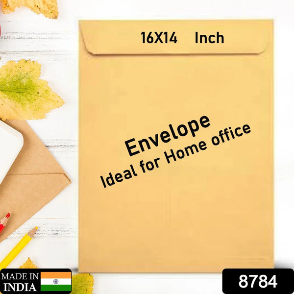 Brown Kraft Envelope for Invitations & Office Use (Mix Size / 1 Pc) - Justgrabit Inc.