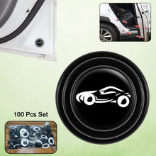 Car Door Shock Absorber Car Door Protection Sticker (100 Pcs Set) - justgrabit.in | Just Grab It