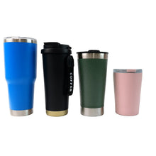 Premium Assorted Metal and Plastic Travel Mug Tumbler Cup, Tumbler (1 Pc / Mixed Design) - Justgrabit Inc.