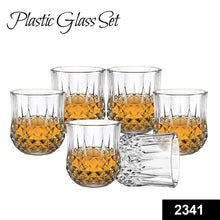 Heavy unbreakable Stylish look fully Transparent Glasses Set 250 ml (6pcs) - Justgrabit Inc.