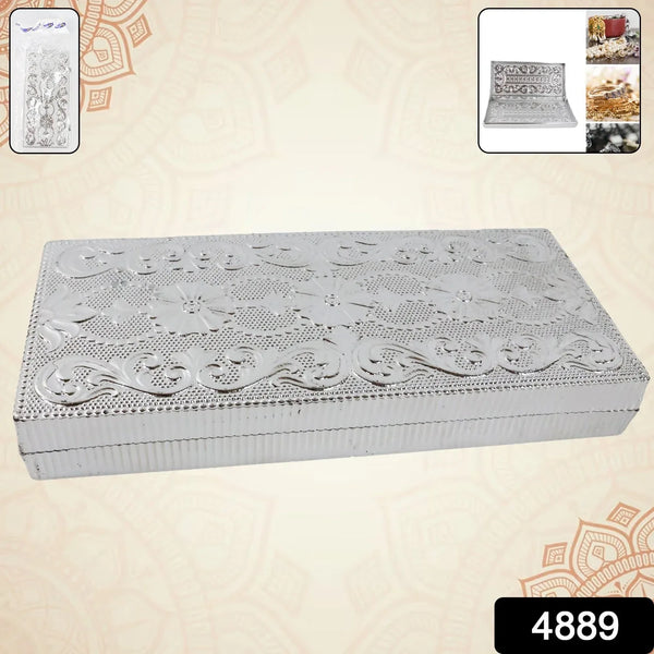 Multipurpose Rectangular Shaped Decorative Designer Gifting Cash Box (1 Pc / 20×9 Cm) - Justgrabit Inc.