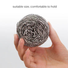 Round Shape Stainless Steel Ball Scrubber (Pack of 12) - Justgrabit Inc.