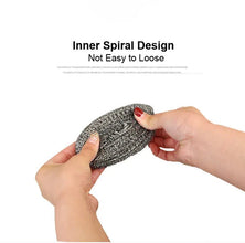 Round Shape Stainless Steel Ball Scrubber (Pack of 12) - Justgrabit Inc.