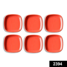 Microwave Safe Quarter Plates Square 6 Pcs, - Justgrabit Inc.