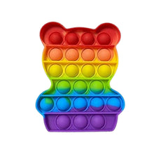 Bear It Fidget Toys Stress Relief Rainbow Toy ( 1 pcs ) - justgrabit.in | Just Grab It