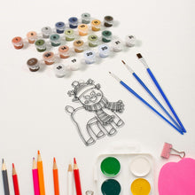 Paint by Number Kits 2 Set 21 Number Color, 6 paint brushes (2 Set) - justgrabit.in | Just Grab It