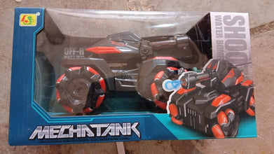 New Remote Control Vehicle 4wd Off Road Climbing Vehicle Water Bomb Armored Tank Battle Launcher Boys' Children's Toy Car (1 pc / With Remote) - Justgrabit Inc.