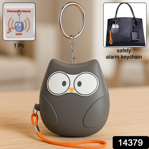 Portable Owl Shape Personal Safety Alarm Keychain - justgrabit.in | Just Grab It