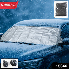 Universal Car Windshield Snow & Sun Protection Cover (145×70 cm) - justgrabit.in | Just Grab It