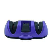 Manual Knife Sharpener 2 Stage Sharpening Tool for Ceramic Knife and Steel Knives - justgrabit.in | Just Grab It