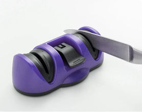 Manual Knife Sharpener 2 Stage Sharpening Tool for Ceramic Knife and Steel Knives - justgrabit.in | Just Grab It