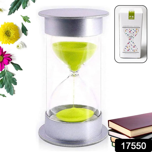 45 - Minute Green Sand Timer – Hourglass Time Management Tool for Classroom & Games (Color : Green) - Justgrabit Inc.