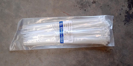10Inch Nylon Self Locking Cable Ties, Heavy Duty Strong Zip Wire Tie. Pack of 100 - Black - Justgrabit Inc.