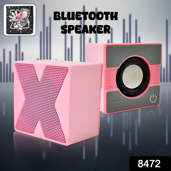 Mini Speaker Portable Wireless Speaker with Immersive Sound (1 Pc / Mix Color) - justgrabit.in | Just Grab It