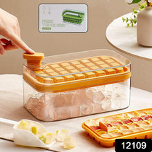 Ice Cube Tray with Lid 32 Grid, Storage Box Kitchen Bar Tool (1 Pc) - justgrabit.in | Just Grab It
