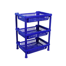 Multipurpose Plastic Storage Rack Oraganiser - 3 pcs - Justgrabit Inc.