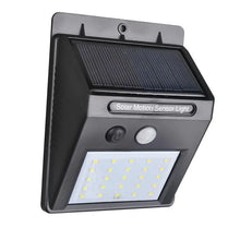 Solar Security LED Night Light for Home Outdoor / Garden Wall (Black) (30-LED Lights) - Justgrabit Inc.