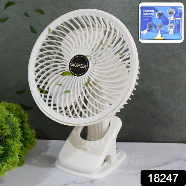 Multifunctional USB Desk Fan Clipped Fan (1 Pc / With Color Box) - justgrabit.in | Just Grab It