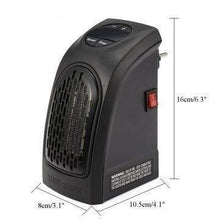 Electric Mini Handy Heater Plug - In Wall (400w) - Justgrabit Inc.